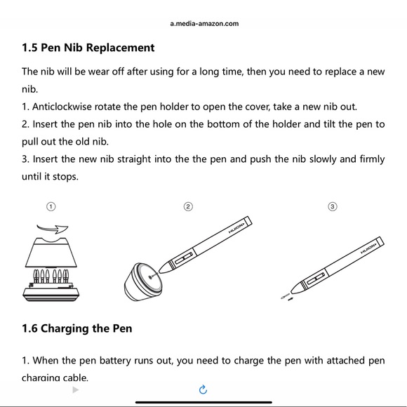 Huion H610 Pro Graphic Drawing Tablet 8192 Pen Pressure Sensitivity NWT - Picture 6 of 7